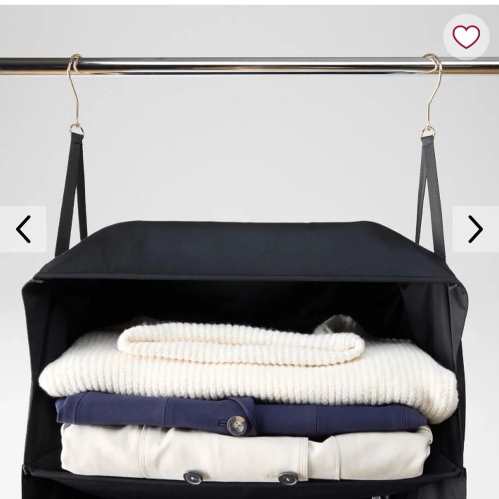 Mark & Graham TERMINAL 1 HANGING WARDROBE TRAVEL BAG navy blue, no monogram NEW
